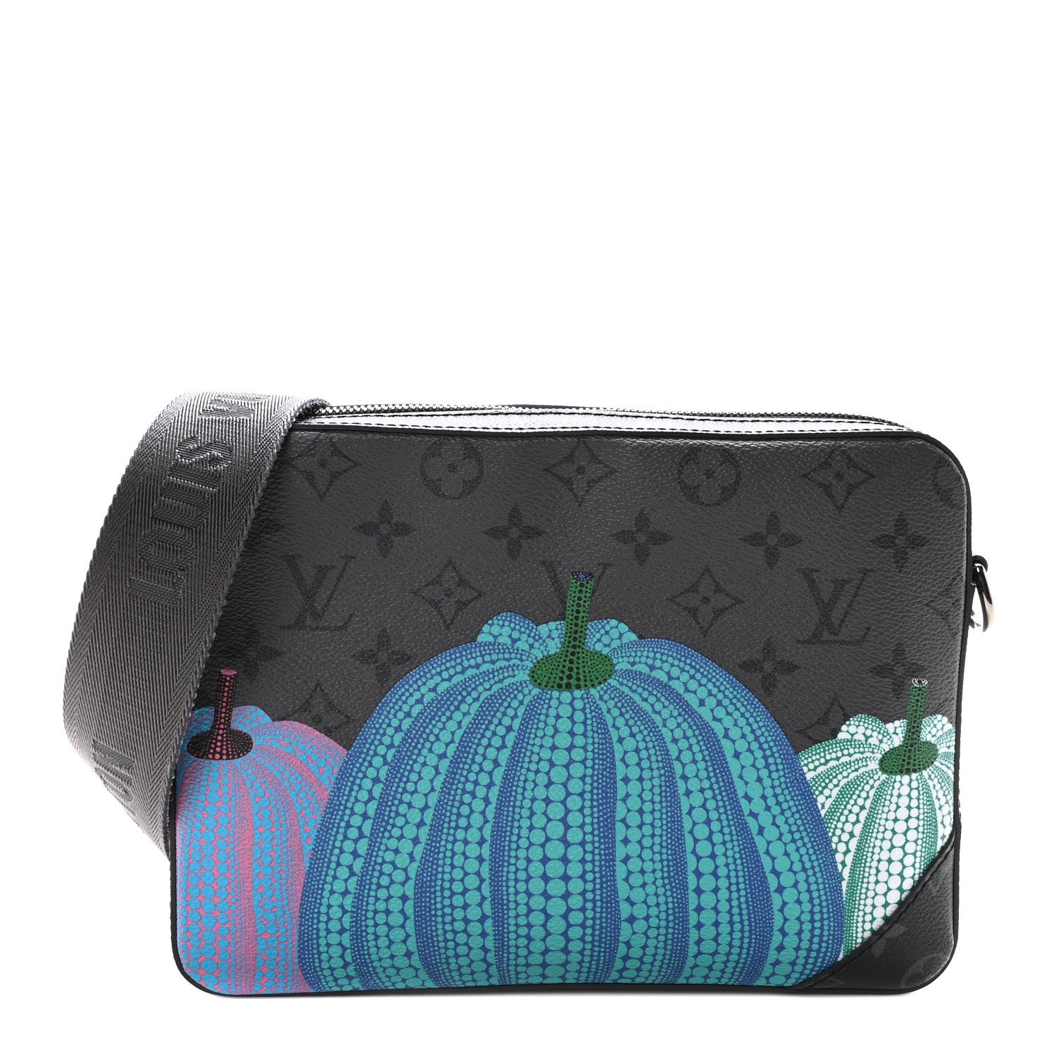 Louis Vuitton LV x YK Monogram Eclipse Reverse Pumpkin Trio Messenger 1 of 11