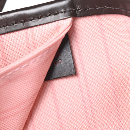 Louis Vuitton Damier Ebene Neo Neverfull MM Rose Ballerine 9 of 17