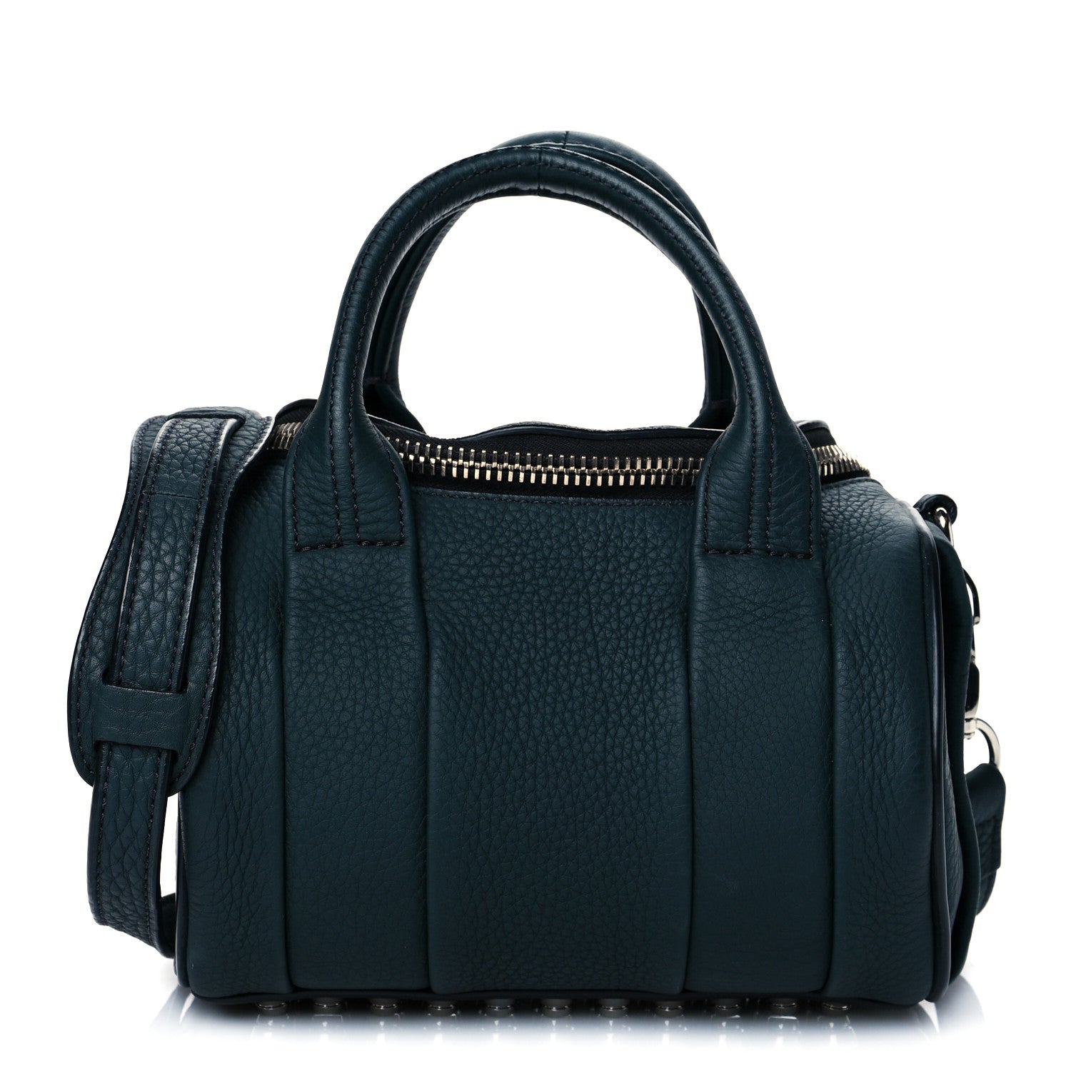 Alexander Wang Pebbled Lambskin Mini Rockie Dark Argon Silver Hardware 1 of 8
