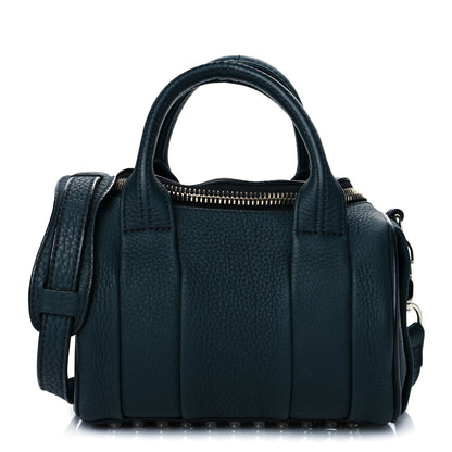 Alexander Wang Pebbled Lambskin Mini Rockie Dark Argon Silver Hardware 1 of 8