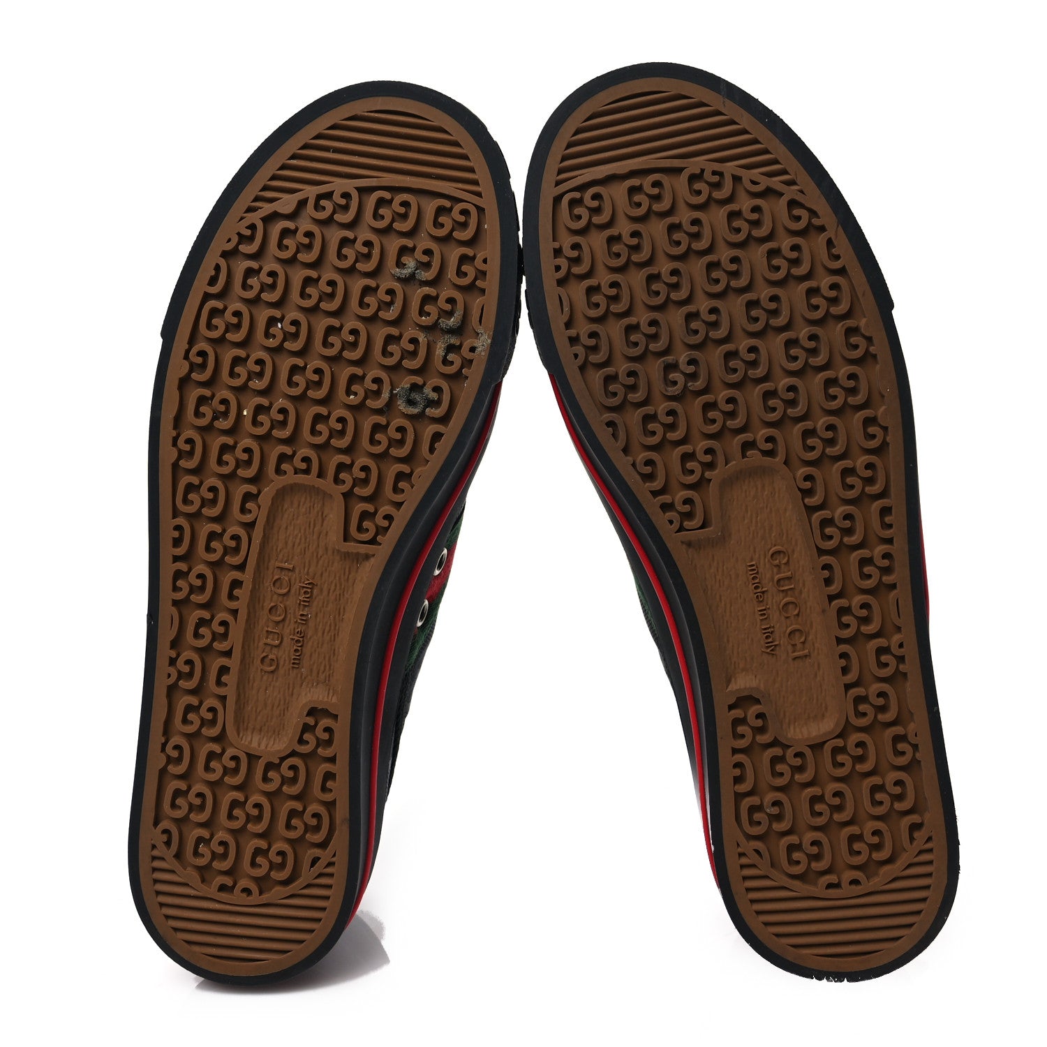 Gucci Econyl Nylon Web Monogram Off The Grid Womens 1977 Tennis Sneakers 38 Black 5 of 7
