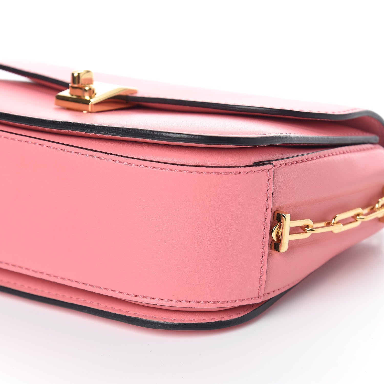 Valentino Garavani Vitello Chain Flap Bag Paradise Rose 9 of 10