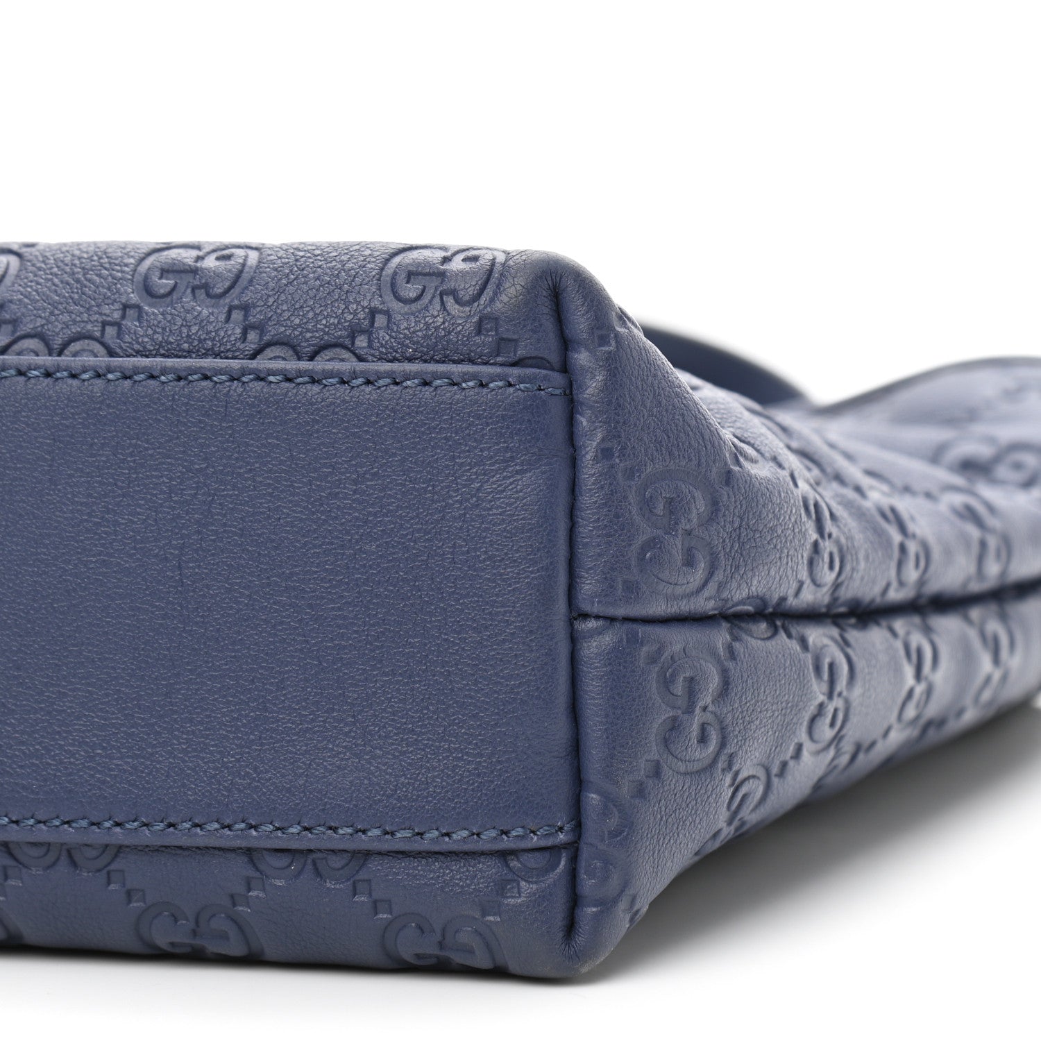 Gucci Guccissima Small Joy Tote Blue 10 of 10