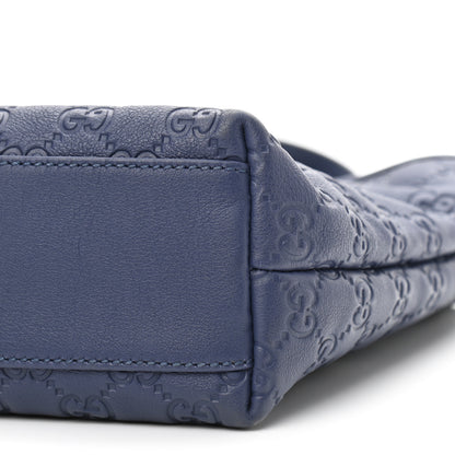 Gucci Guccissima Small Joy Tote Blue 10 of 10