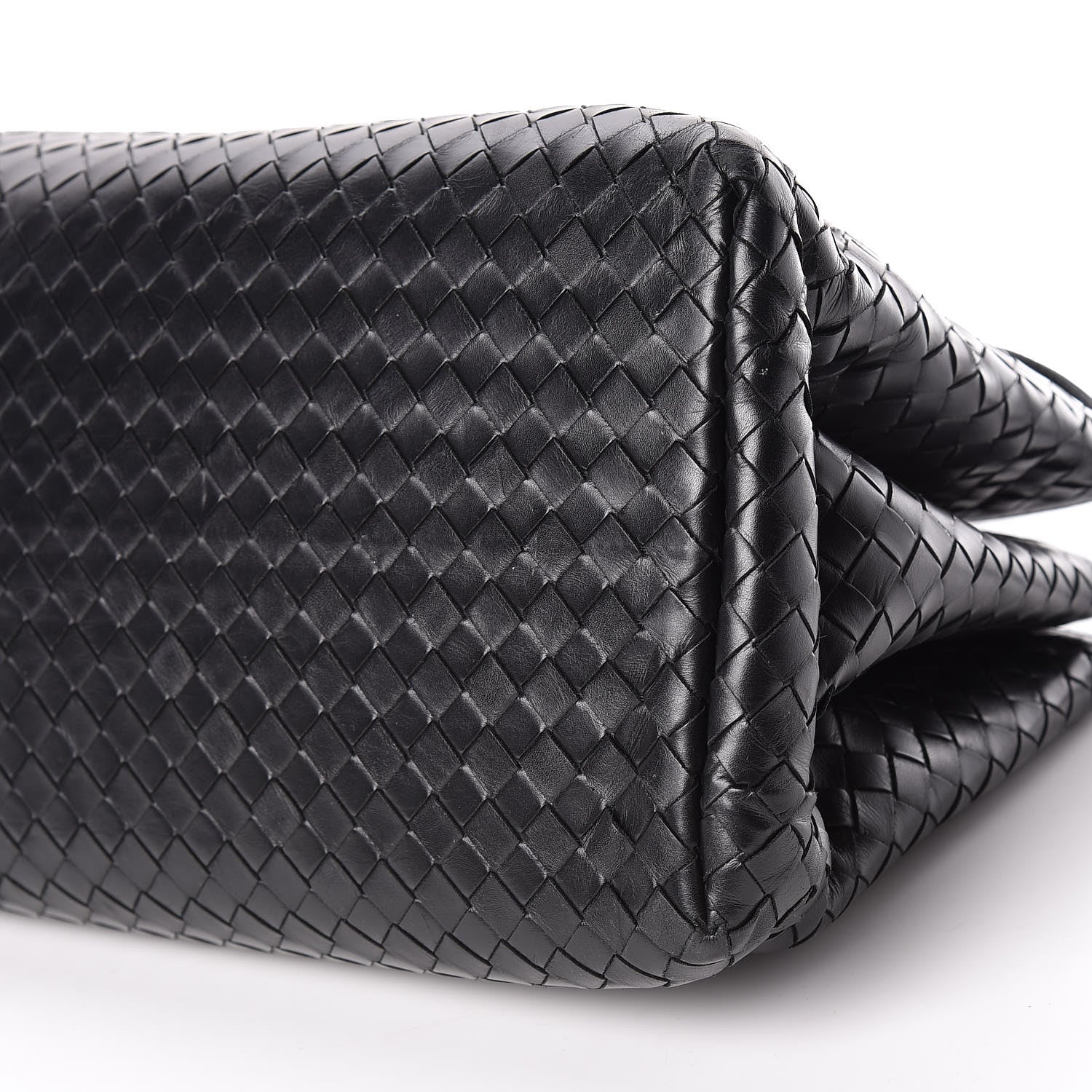 Bottega Veneta Light Calf Intrecciato Small Roma Black 11 of 12