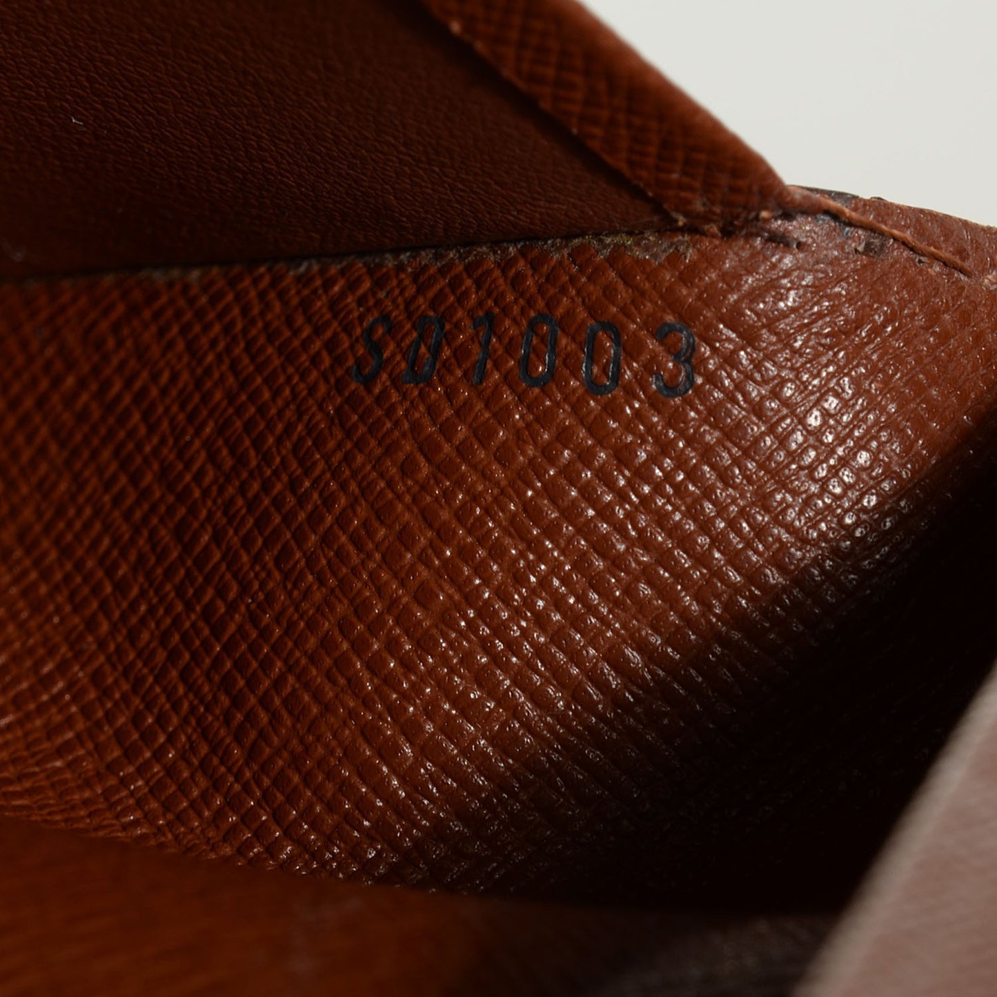 Monogram Simple Checkbook Holder Wallet