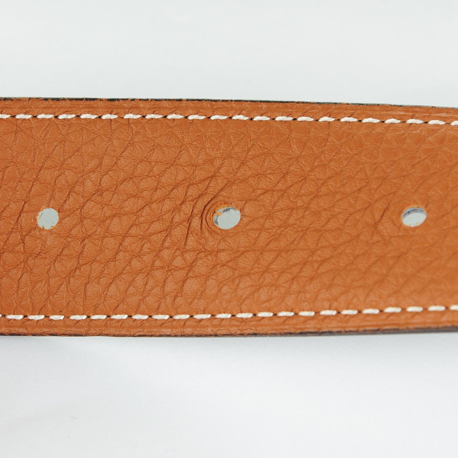 Hermes Box Togo 32mm H Belt 95 Black Gold 5 of 6