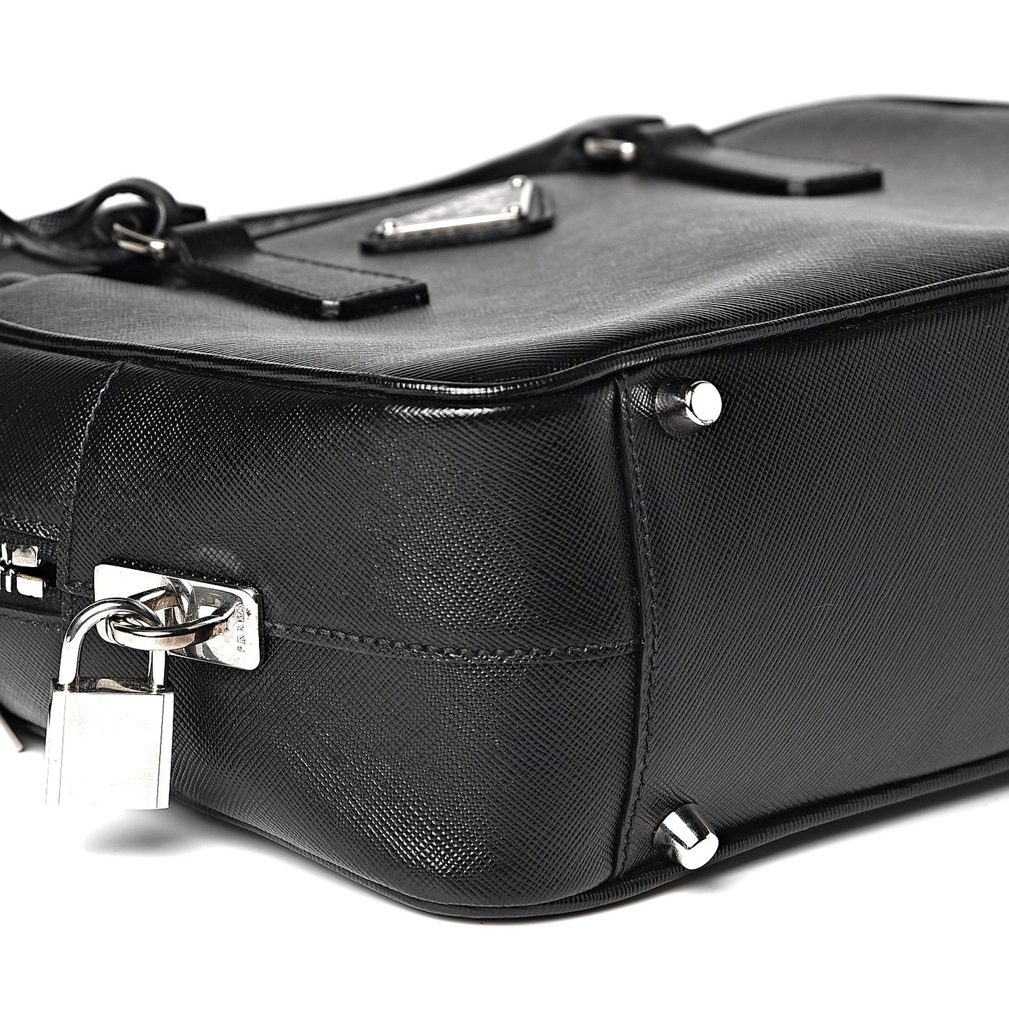 Saffiano Lux Bauletto Black