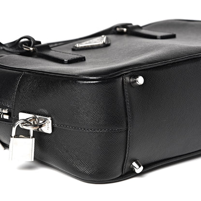 Prada Saffiano Lux Bauletto Black 8 of 10