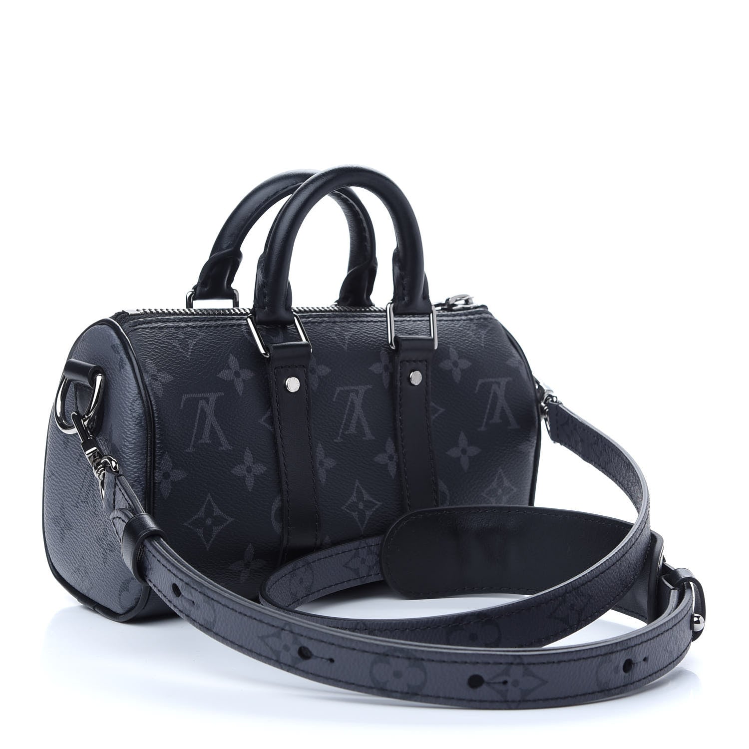 Louis Vuitton Reverse Monogram Eclipse Keepall XS Black 3 of 8