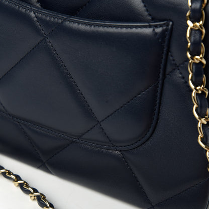 Chanel Lambskin Quilted Small Trendy CC Dual Handle Flap Bag Navy 12 of 12
