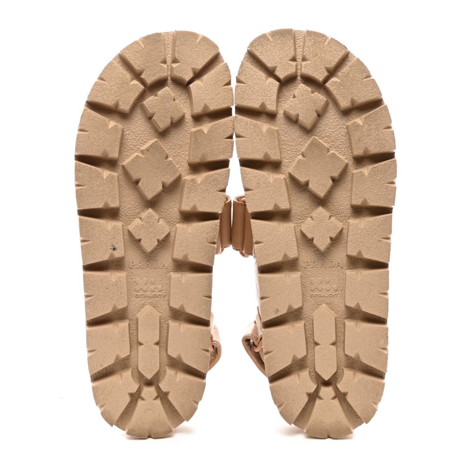 Prada Nappa Quilted Padded Slingback Sandals 38.5 Sabbia 5 of 8