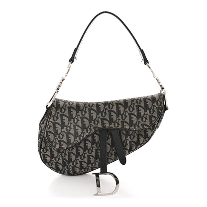 Christian Dior Monogram Saddle Bag Black 1 of 14