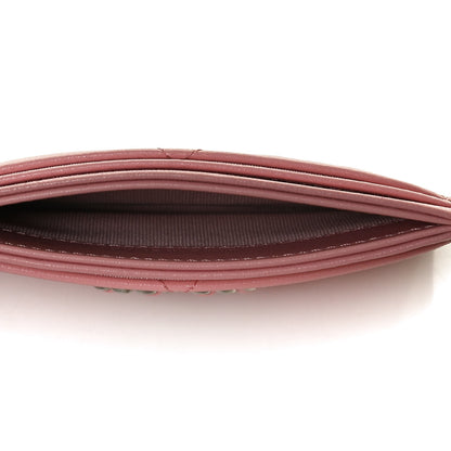 Chanel Lambskin Quilted Chanel 19 Card Holder Light Pink 7 of 10