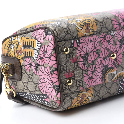 Gucci GG Supreme Monogram Bengal Small Boston Beige Pink 6 of 10