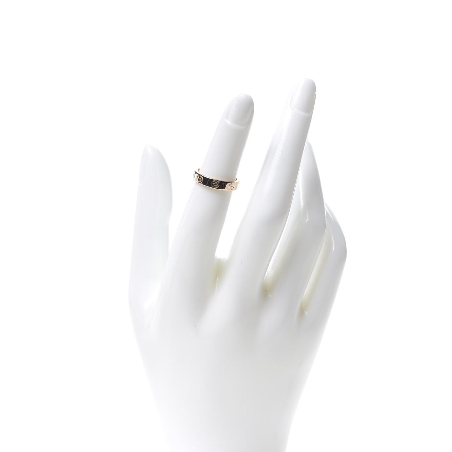 18K Pink Gold 3.5mm LOVE Wedding Band Ring 47 4
