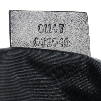 Gucci Denim Monogram Small Jackie O Hobo Black 7 of 7