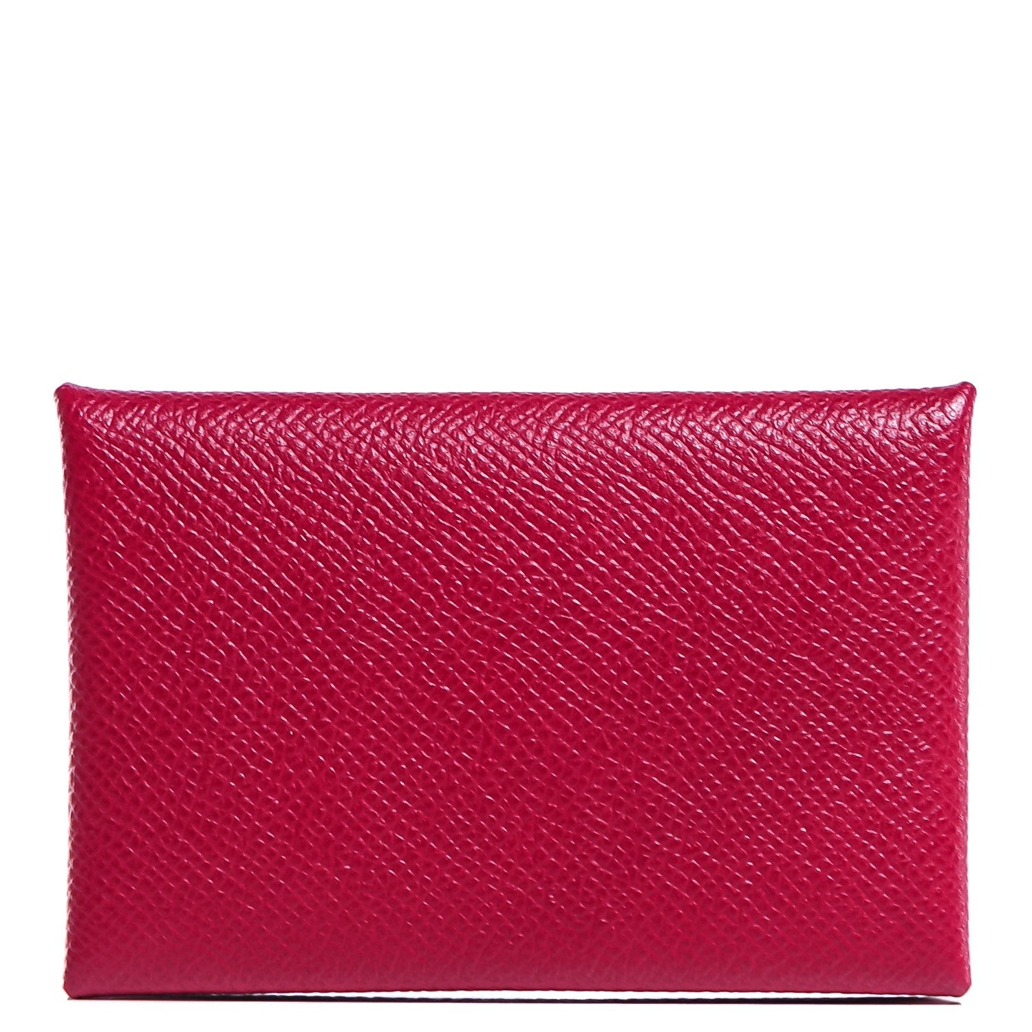 Hermes Epsom Calvi Card Case Rubis 1 of 8