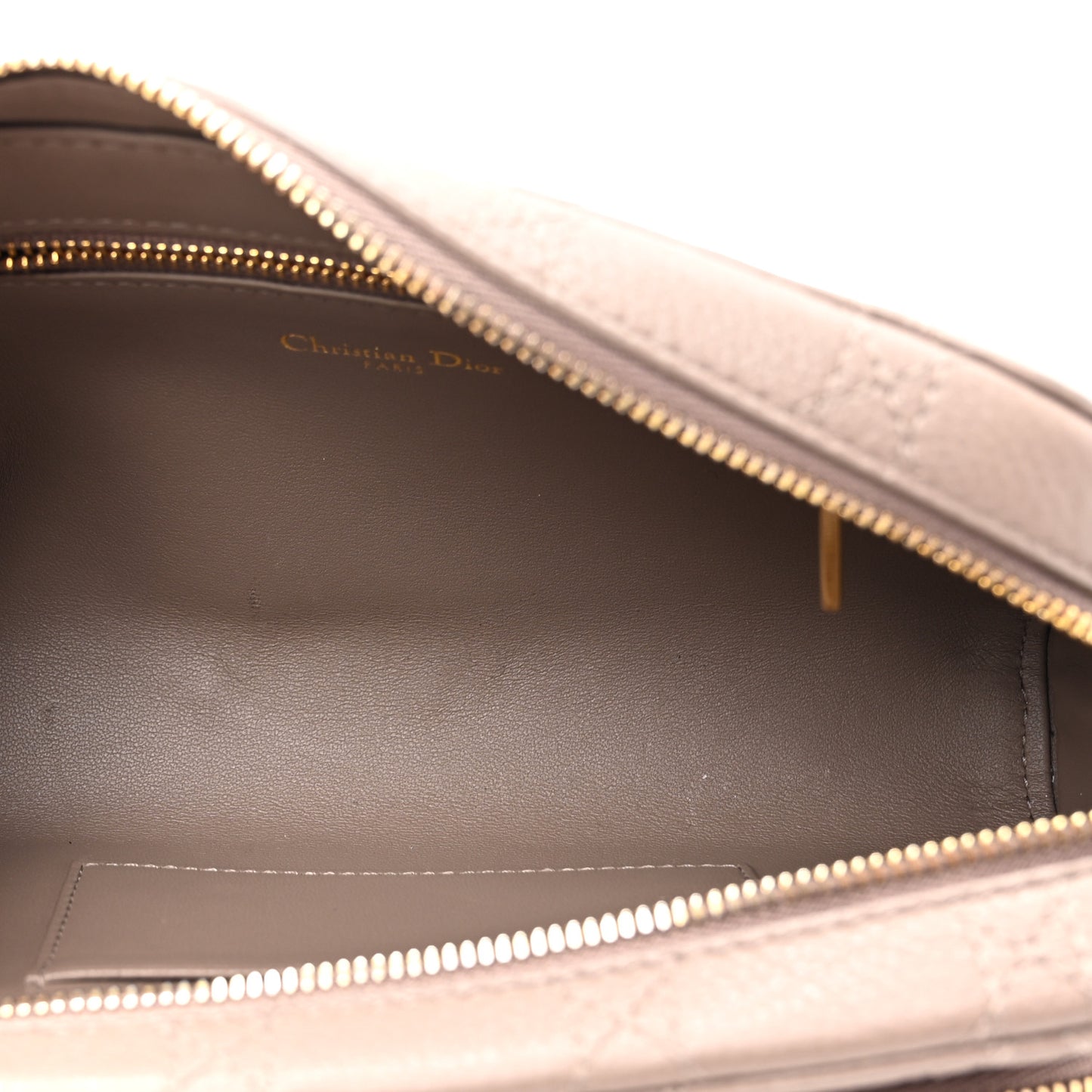 Supple Calfskin Caro Double Pouch Warm Taupe