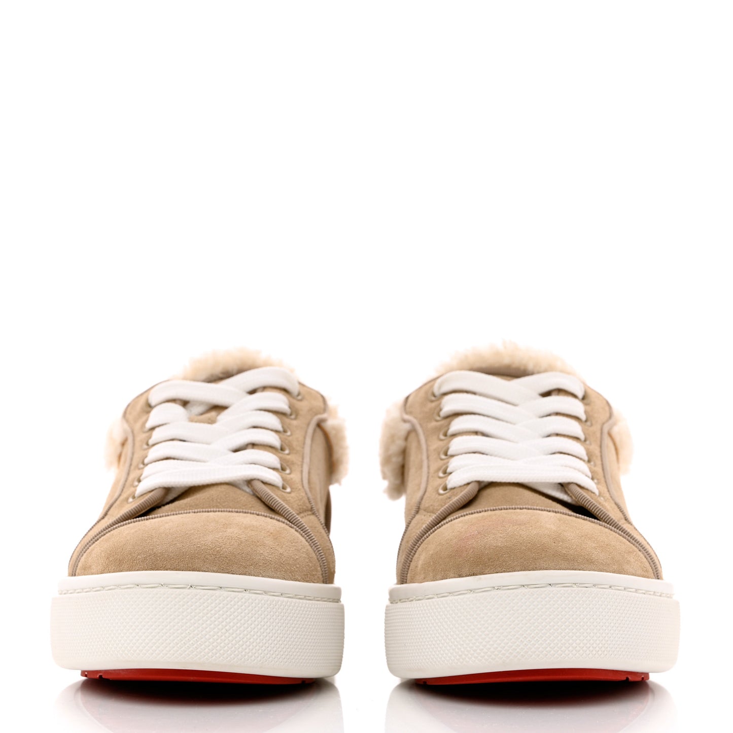 Suede Shearling Fun Vierissima Flat Sneakers 38 Atlas