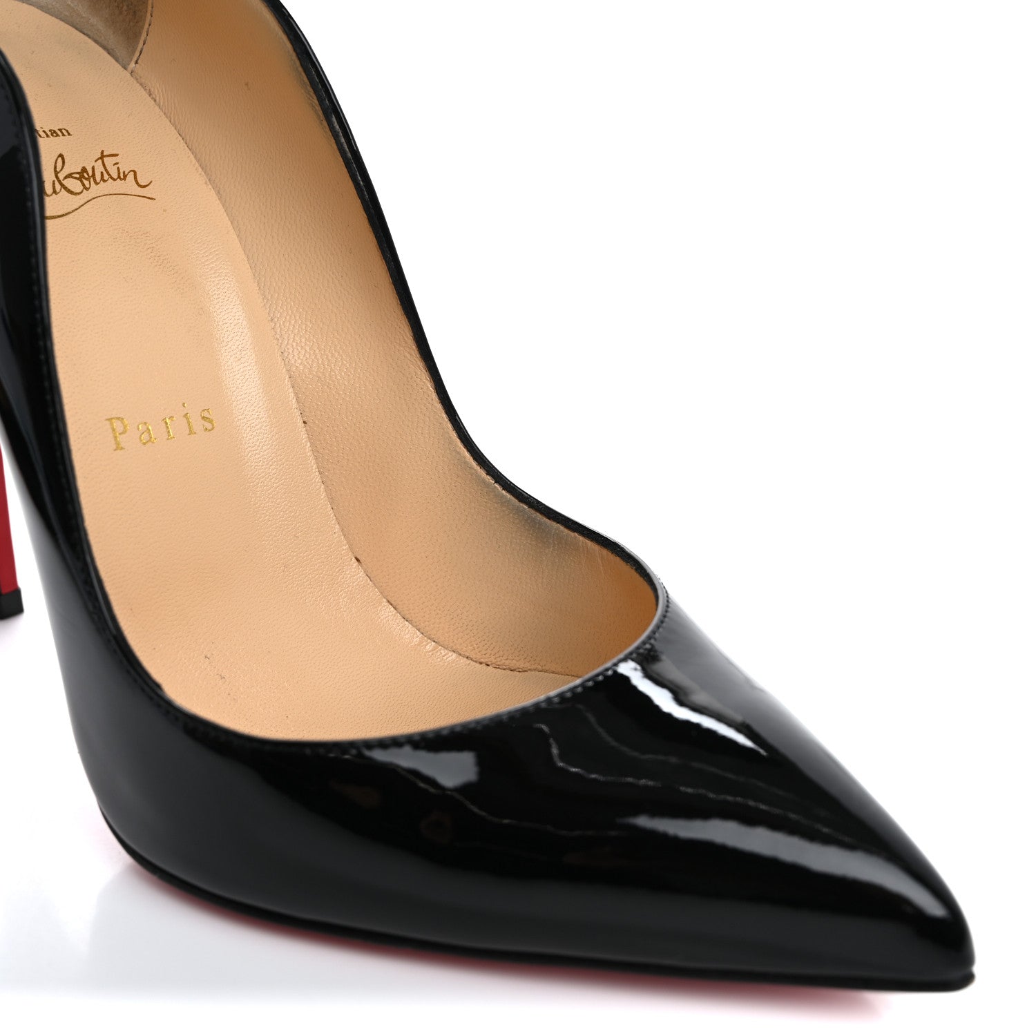 Christian Louboutin Patent Hot Chick 100 Pumps 39 Black 10 of 11