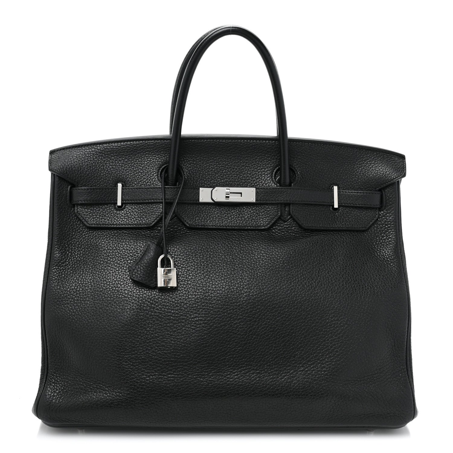 Hermes Taurillon Clemence Birkin 40 Black 1 of 17