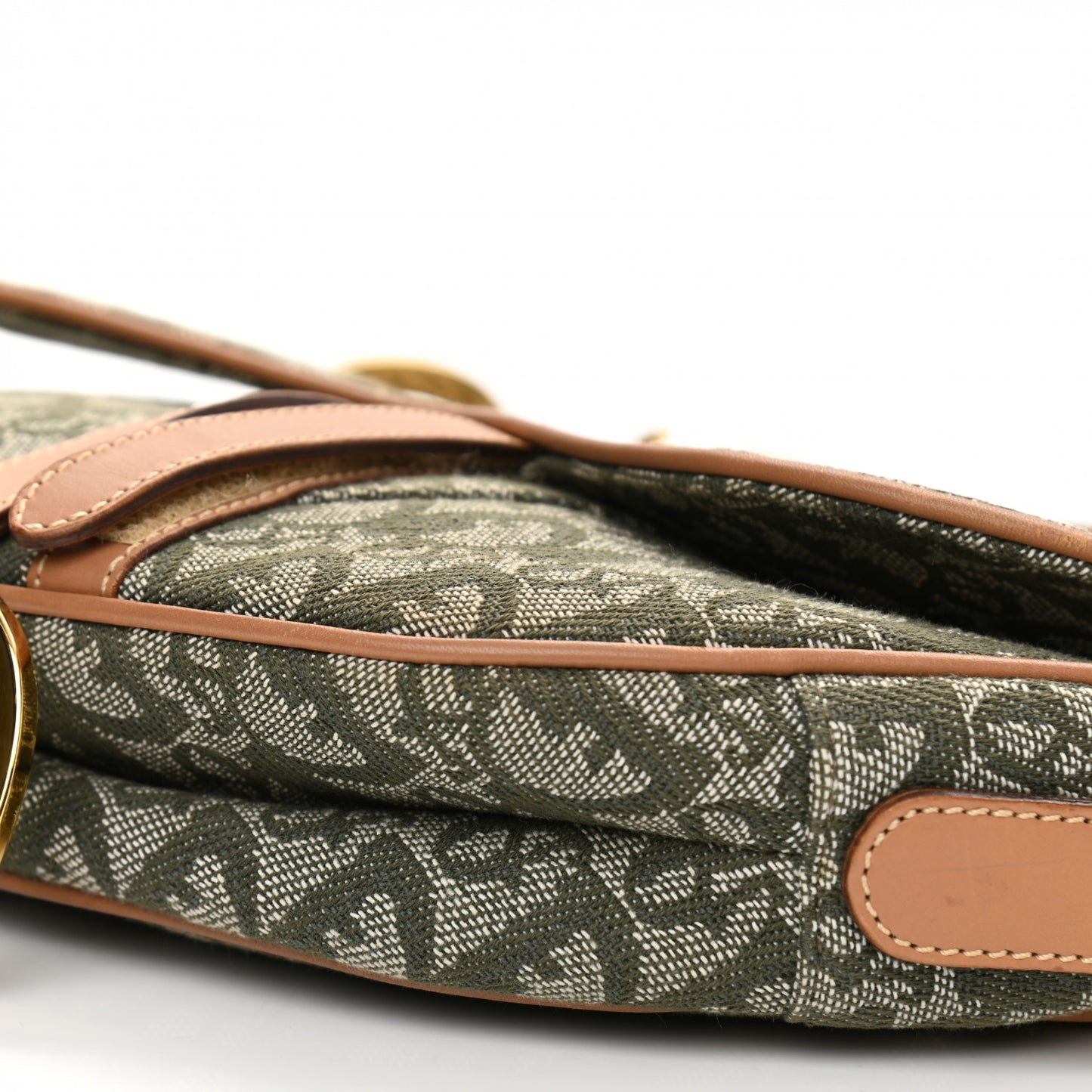Monogram Saddle Bag Green