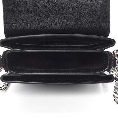 Alexander McQueen Goatskin Twin Skull Crossbody Black 6 of 12