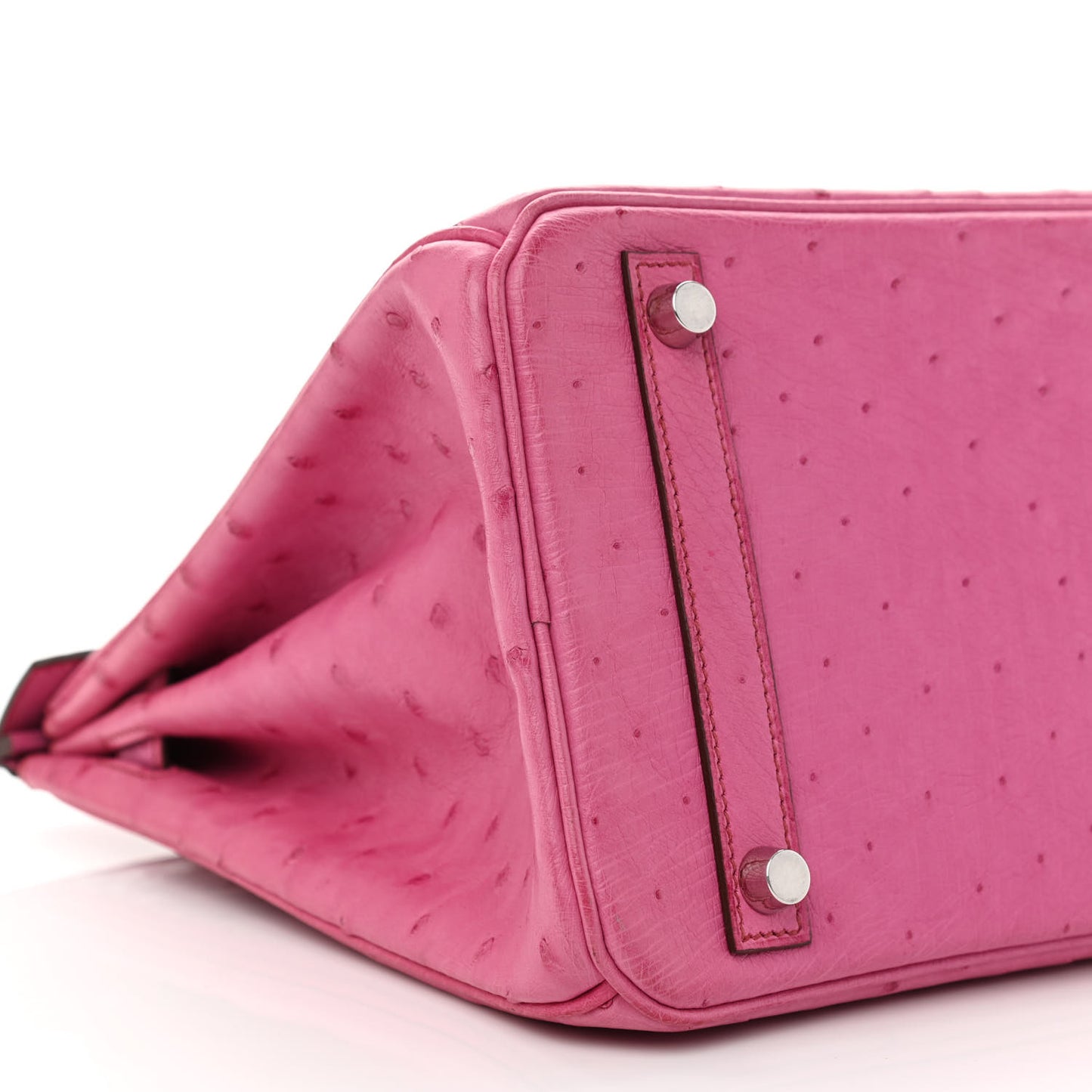 Ostrich Birkin 30 Fuchsia