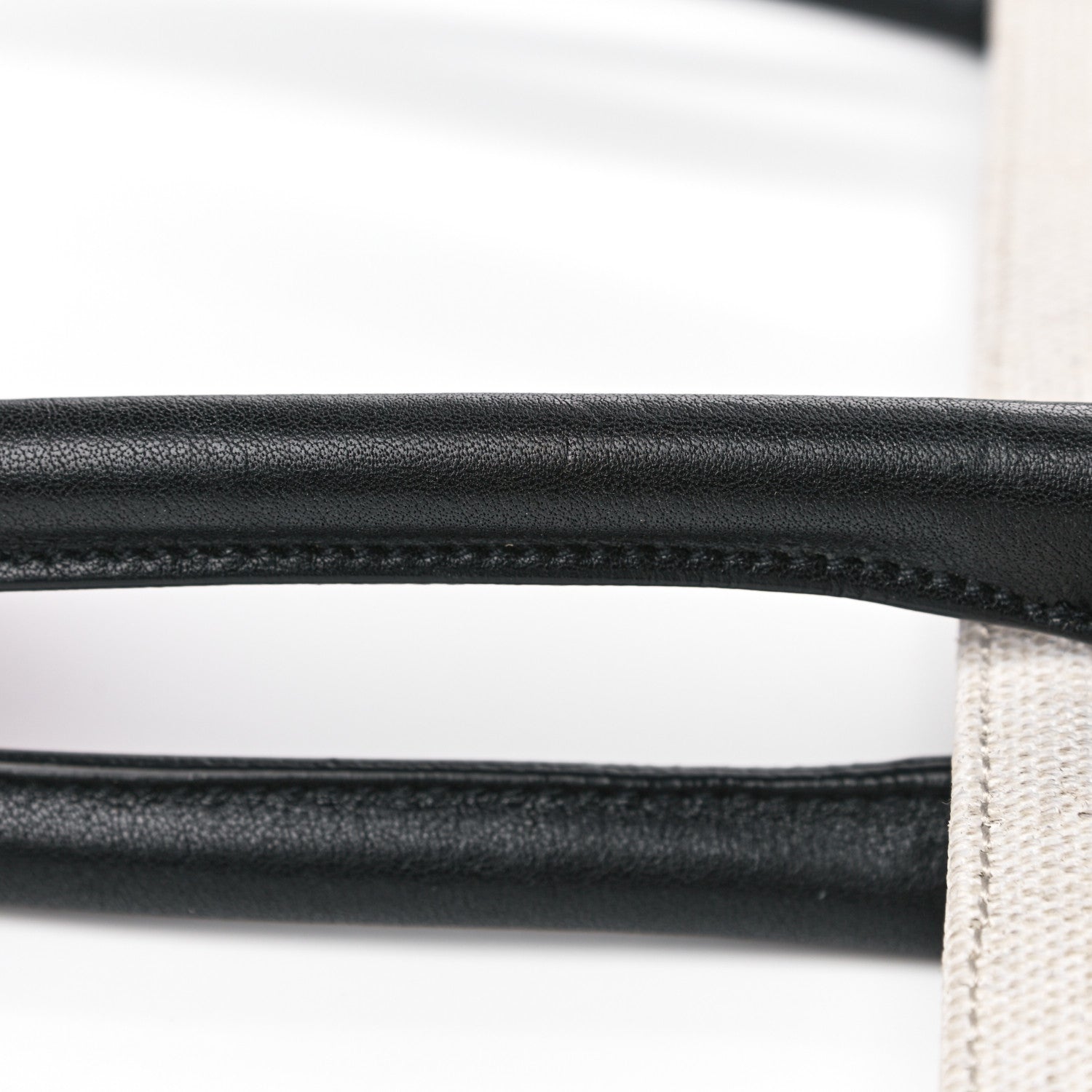 Saint Laurent Linen Calfskin Rive Gauche Tote Optic White 13 of 15