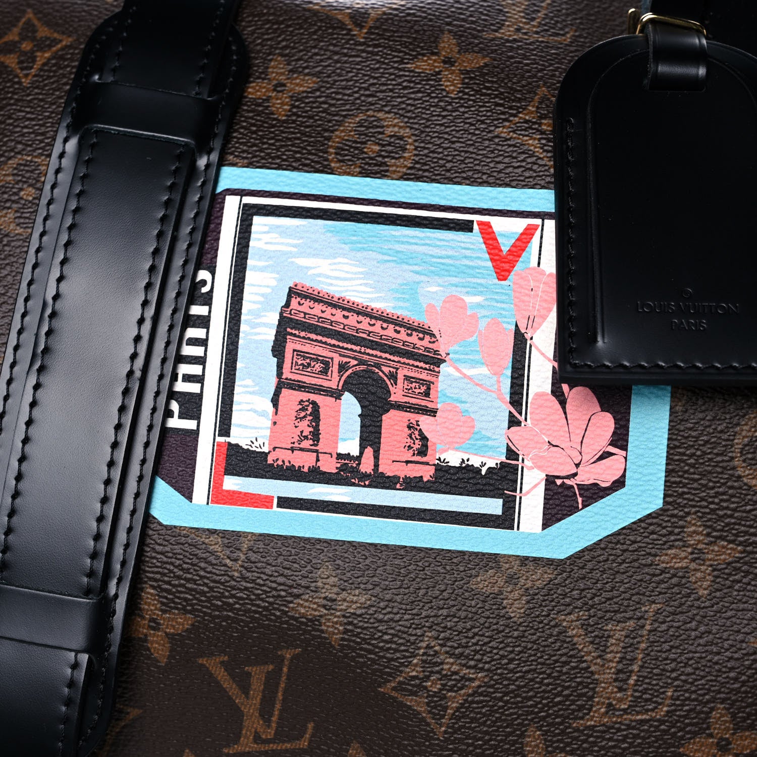Louis Vuitton Monogram World Tour Keepall Bandouliere 50 8 of 12