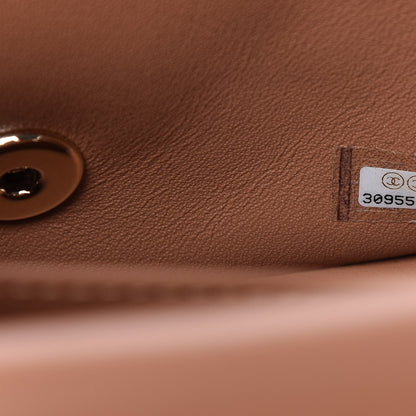 Chanel Lambskin Quilted Mini Square Flap Brown 9 of 10