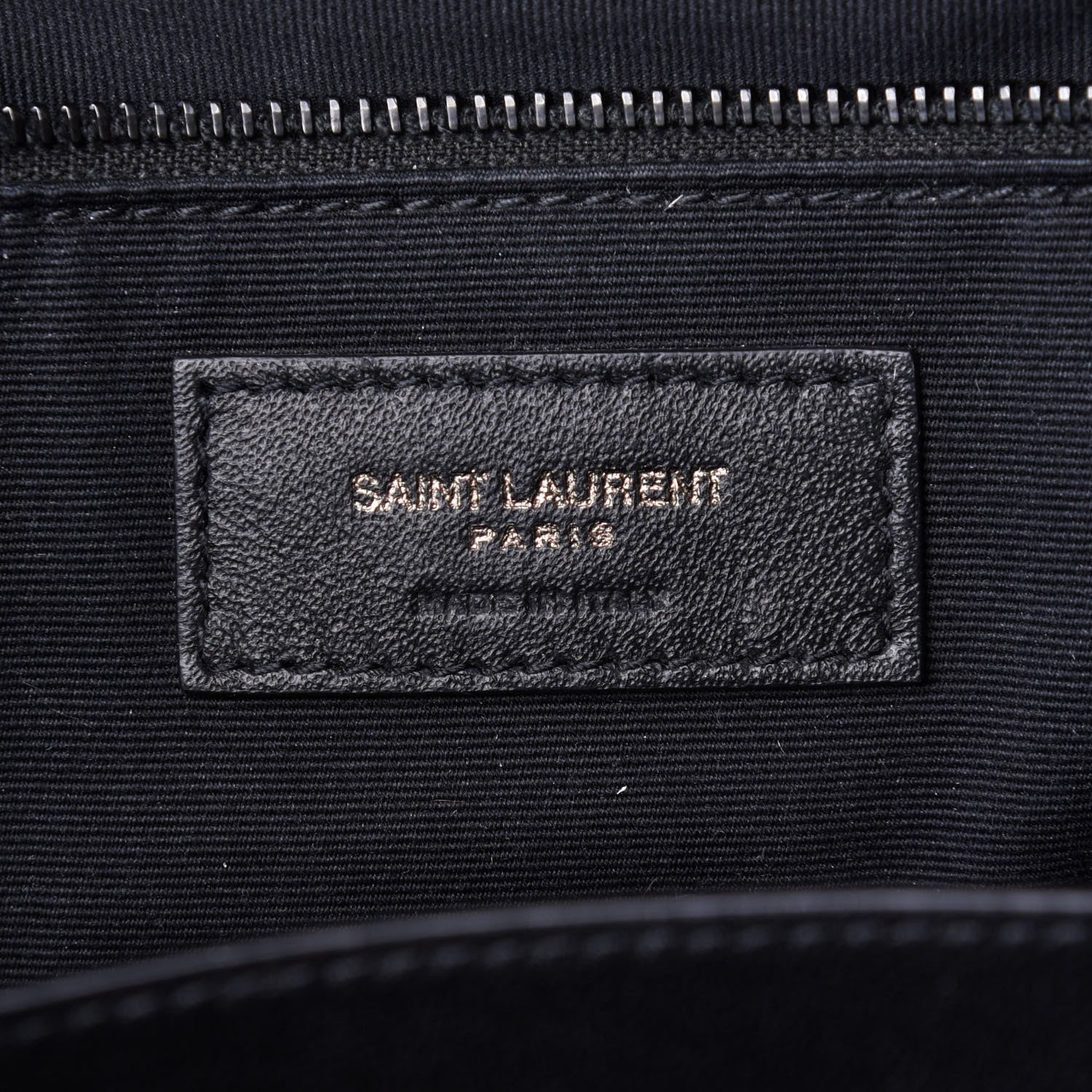 Saint Laurent Crinkled Calfskin Matelasse Monogram Medium Niki Chain Satchel Black 6 of 10
