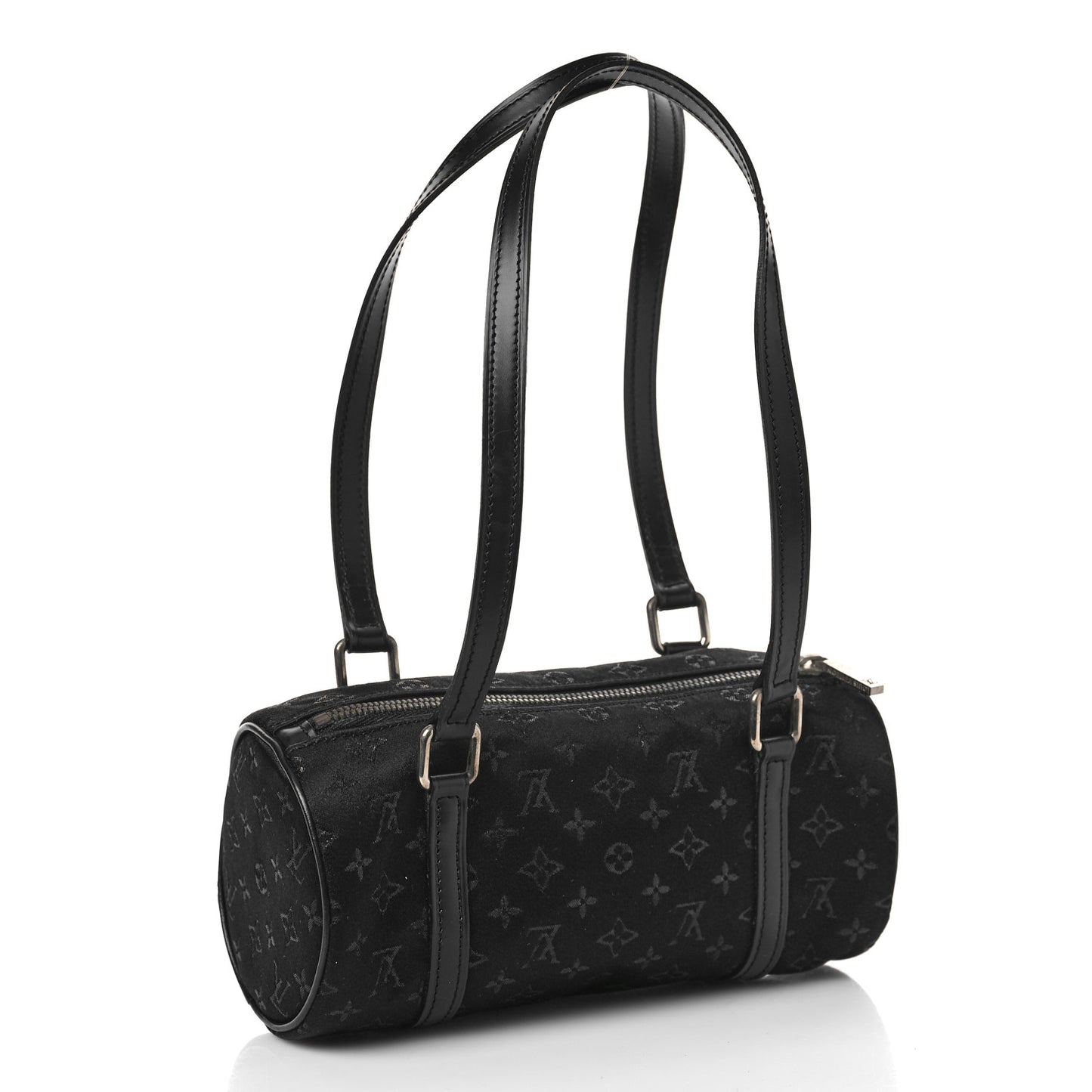 Satin Monogram Mini Papillon Black