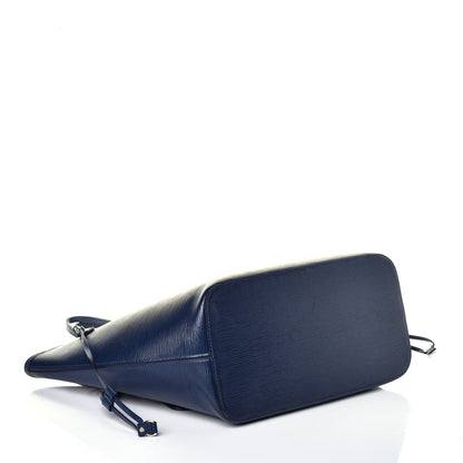 Louis Vuitton Epi Neverfull MM Indigo 4 of 8