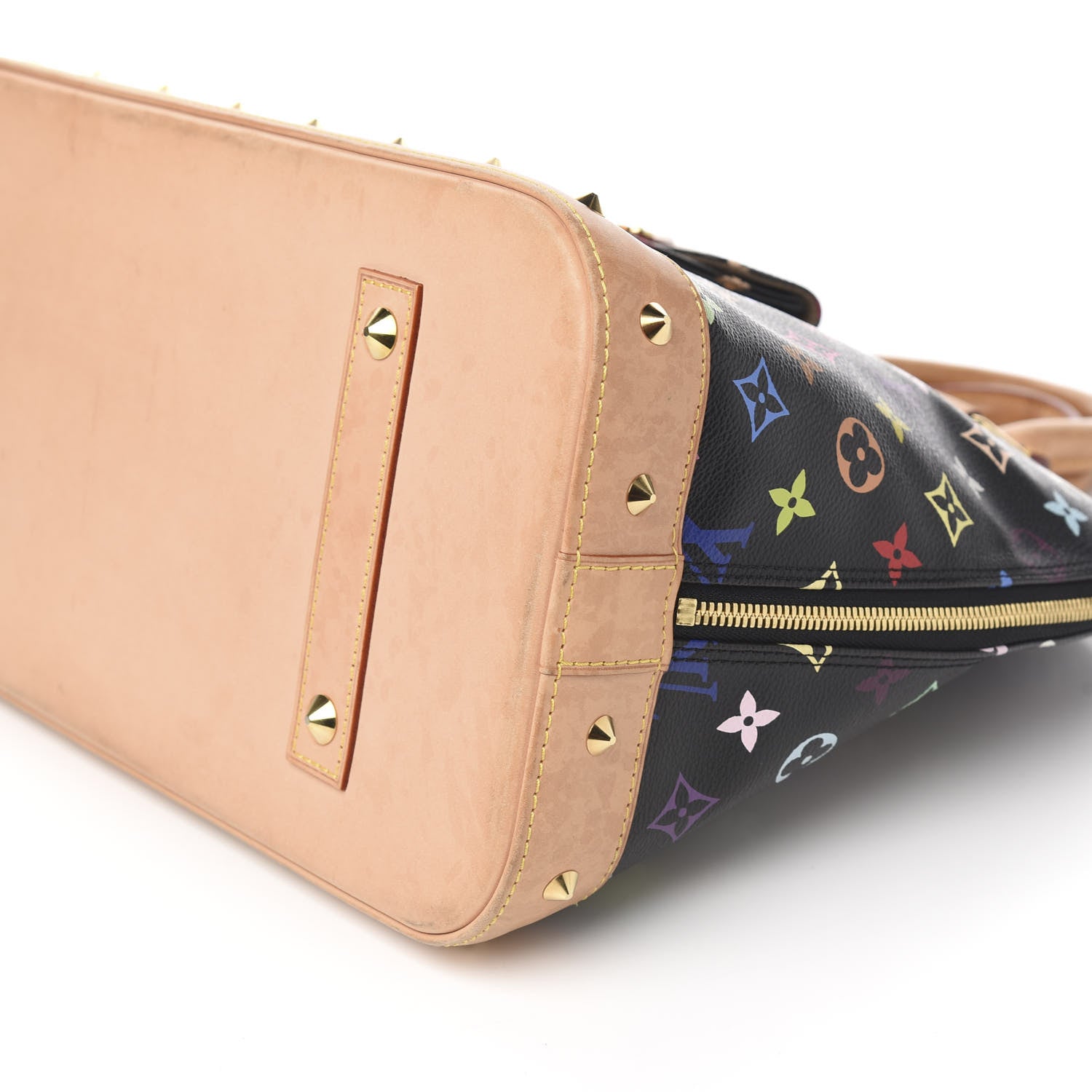 Louis Vuitton Monogram Multicolor Alma GM Black 7 of 11