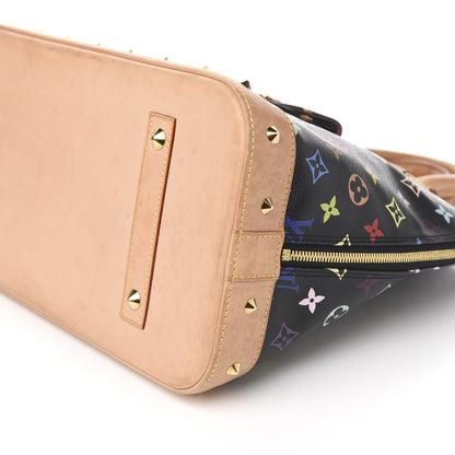 Louis Vuitton Monogram Multicolor Alma GM Black 7 of 11
