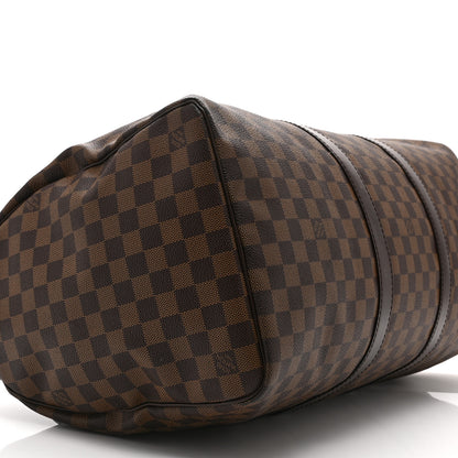 Louis Vuitton Damier Ebene Keepall 50 8 of 9