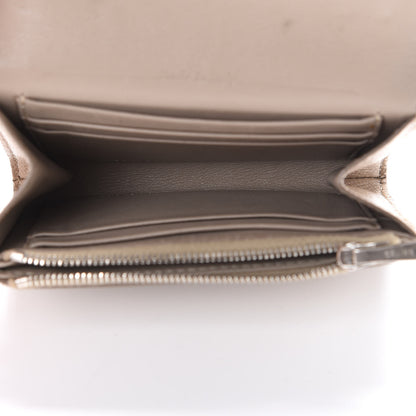 Celine Grained Calfskin Small Trotteur Multifunction Flap Wallet Light Taupe 4 of 9