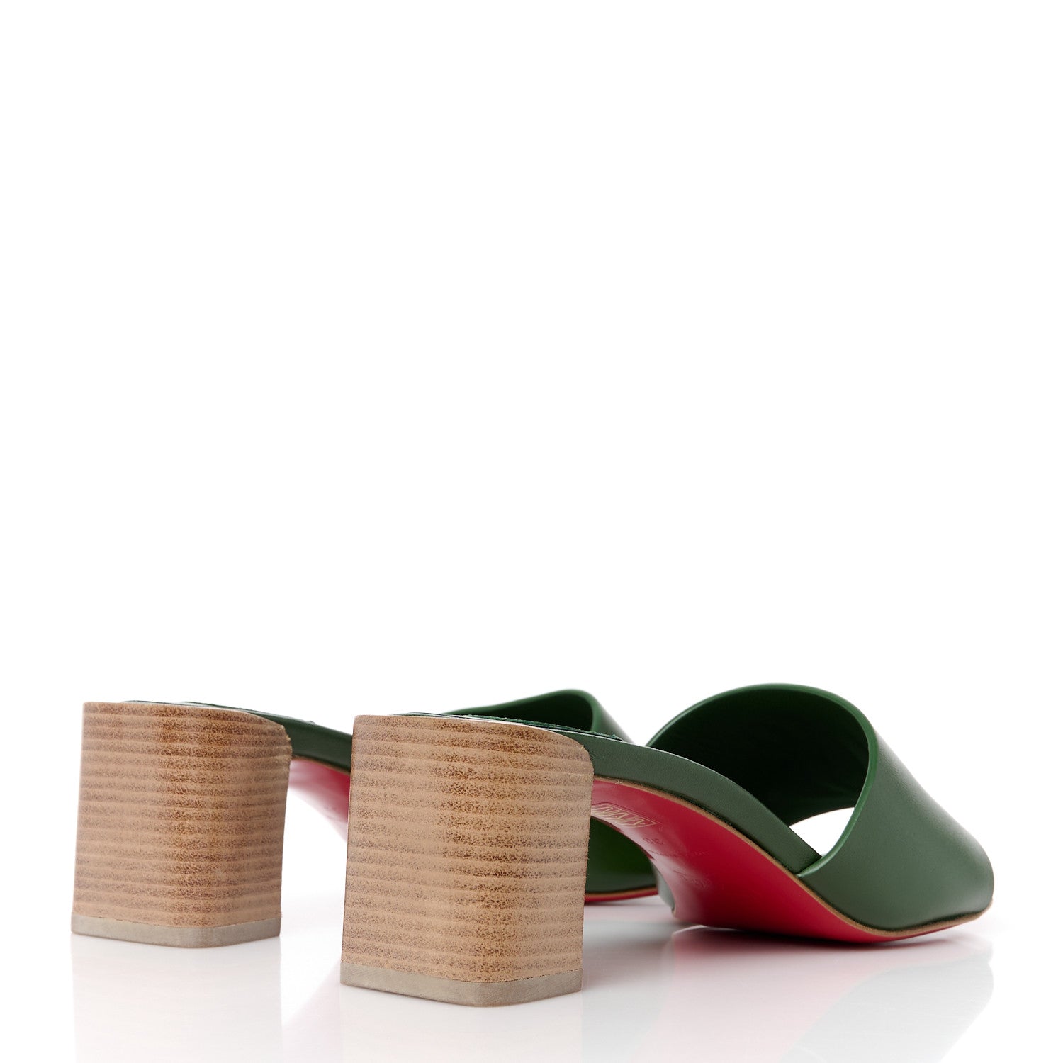 Christian Louboutin Nappa Logo Embossed So CL 55 Mule 38 Verlaine 4 of 8