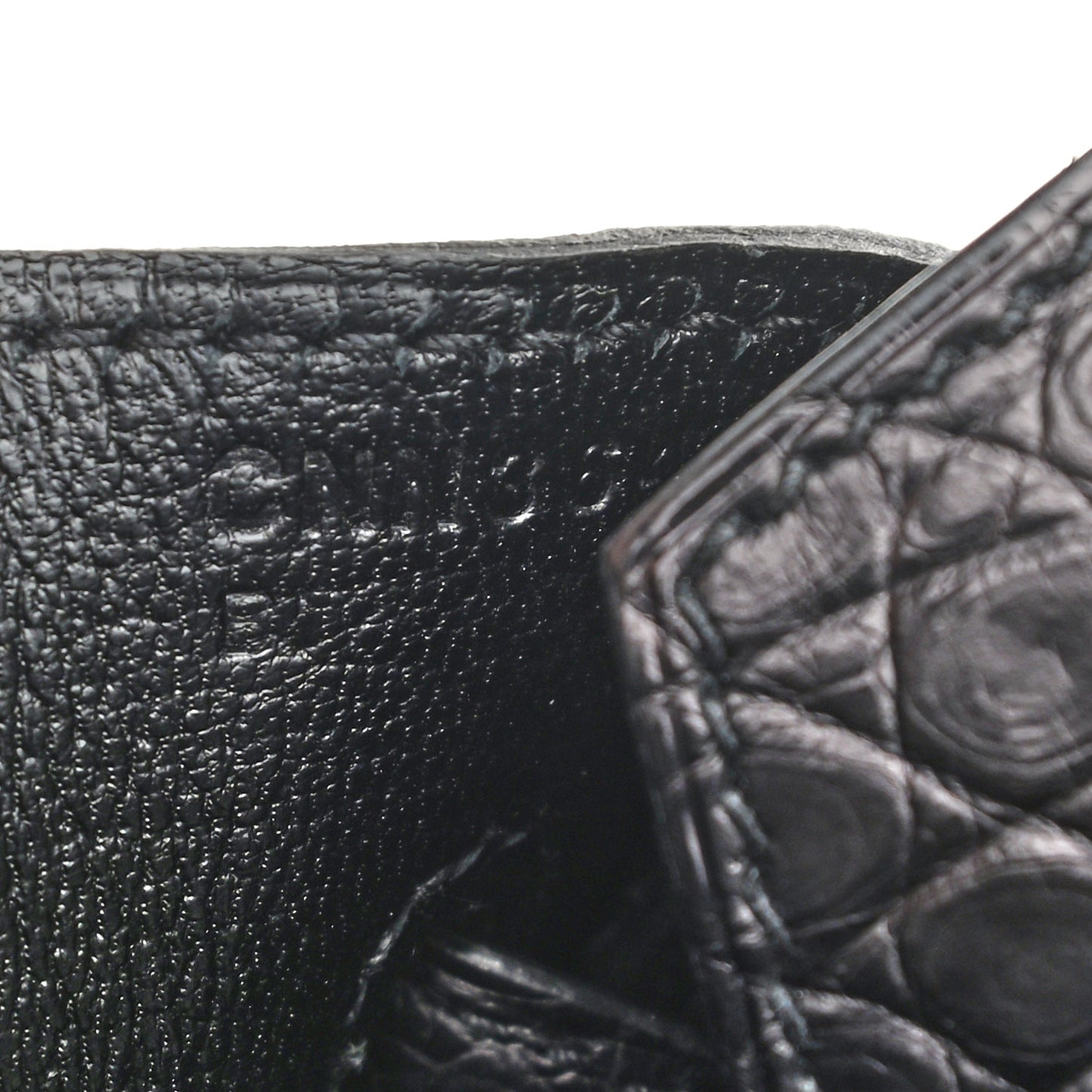 Togo Matte Alligator Birkin Touch 30 Black