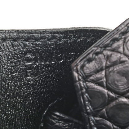 Hermes Togo Matte Alligator Birkin Touch 30 Black 7 of 11