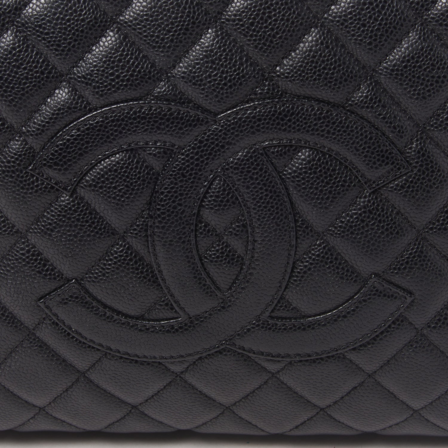 Chanel Caviar Quilted Grand Shopping Tote GST Black 8 of 10