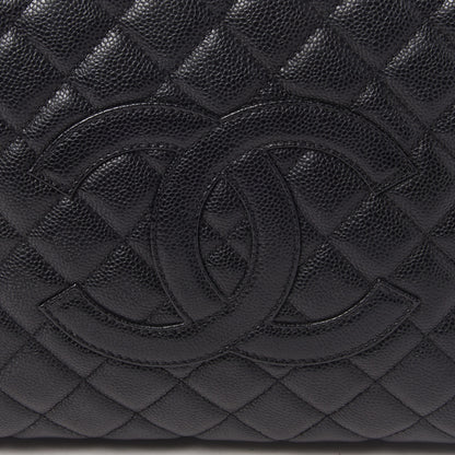 Chanel Caviar Quilted Grand Shopping Tote GST Black 8 of 10