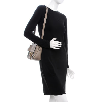 Chloe Calfskin Mini Faye Day Shoulder Bag Motty Grey 3 of 23