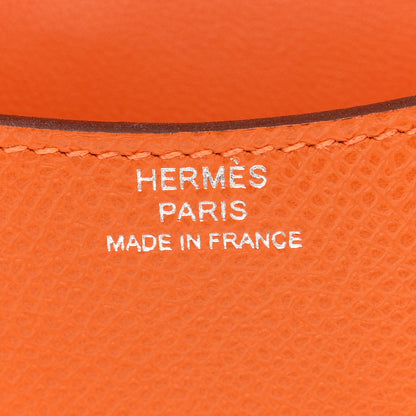 Hermes Epsom Constance Slim Wallet Orange 7 of 9