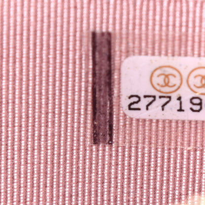 Chanel Iridescent Caviar Quilted Medium Zip Around Wallet Pink 6 of 6