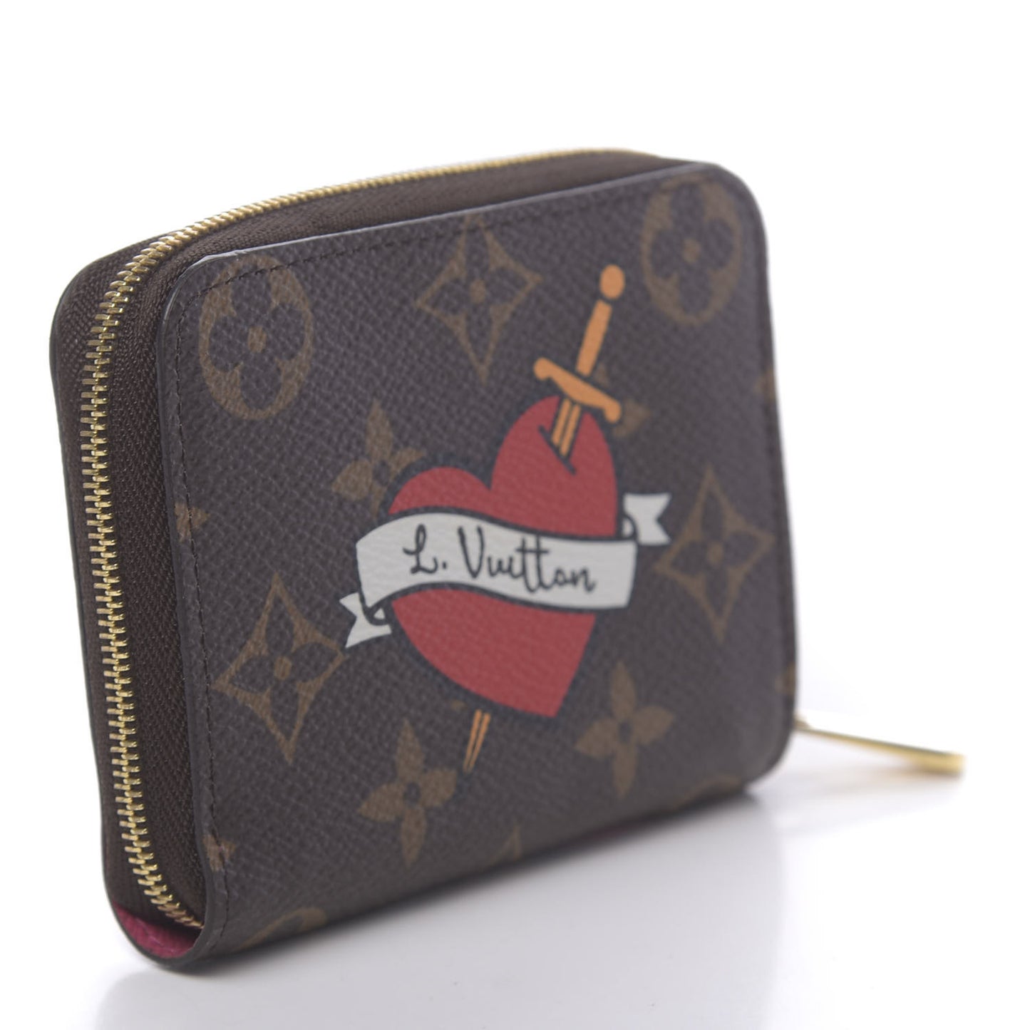 Monogram Travel Stickers Zippy Coin Purse