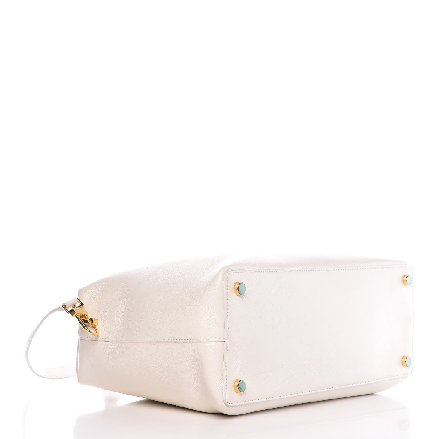 Tom Ford Calfskin Medium India Satchel Chalk 5 of 7