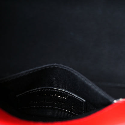 Saint Laurent Grained Calfskin Nano Sac De Jour Souple Lipstick Red 7 of 11